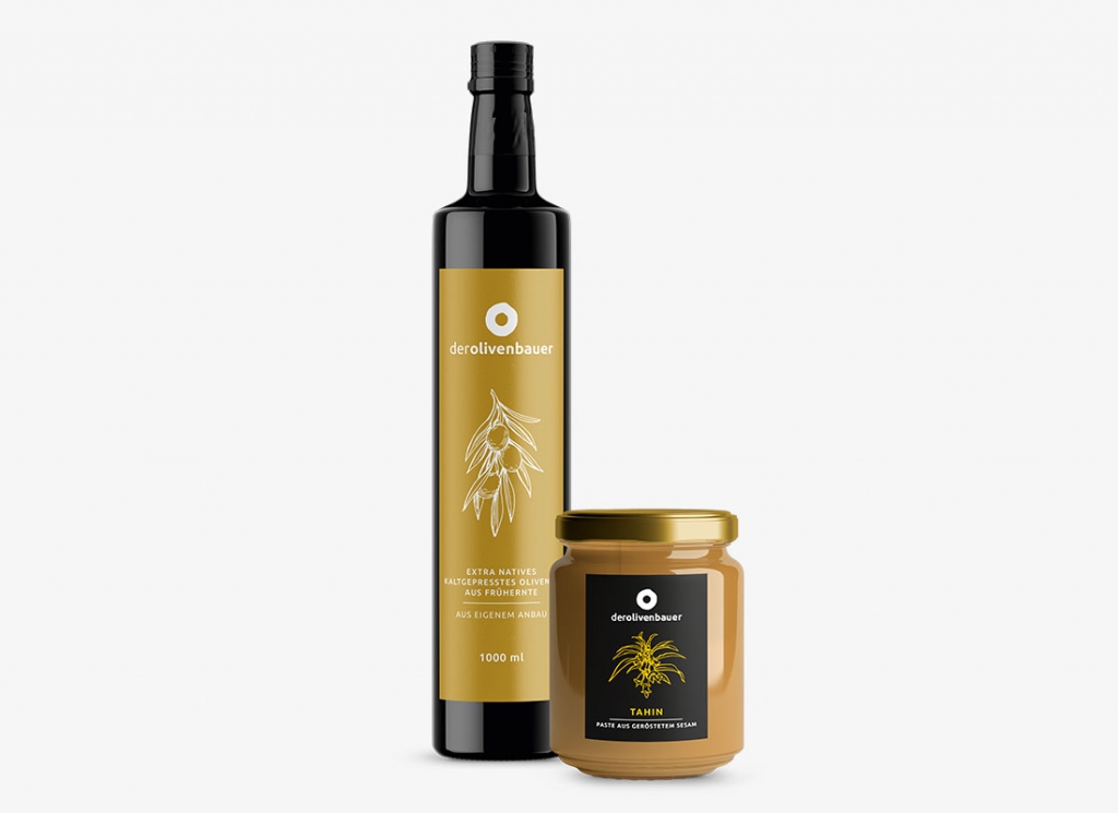 Olivenöl und Tahin | derolivenbauer
